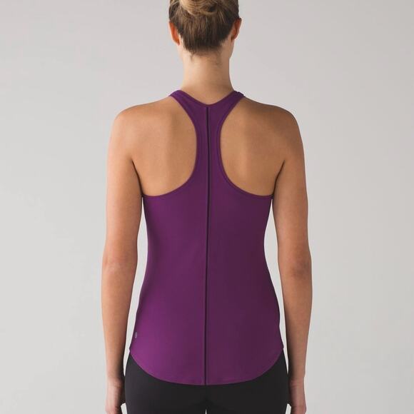Lululemon Simply Bare Tank in Aurora / Black Nulu Racerback Top Yoga Athletic - Picture 2 of 9